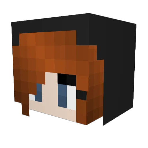 ExDivinity Minecraft avatar head, 3D render