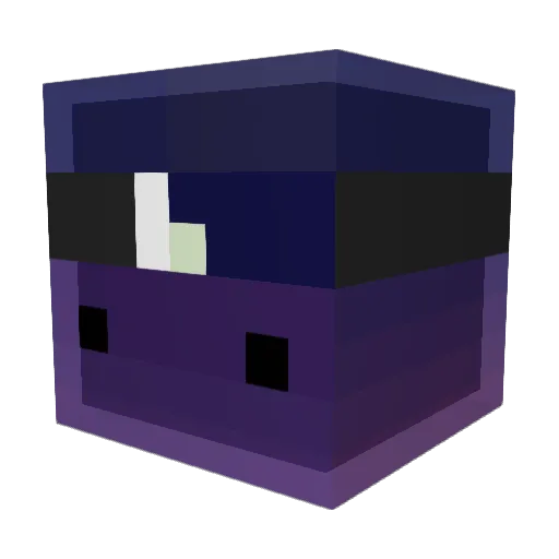 ExEPLAY Minecraft avatar head, 3D render