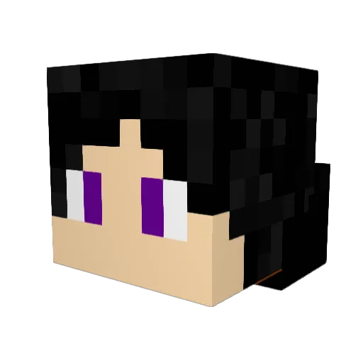 ExE_457 Minecraft avatar head, 3D render