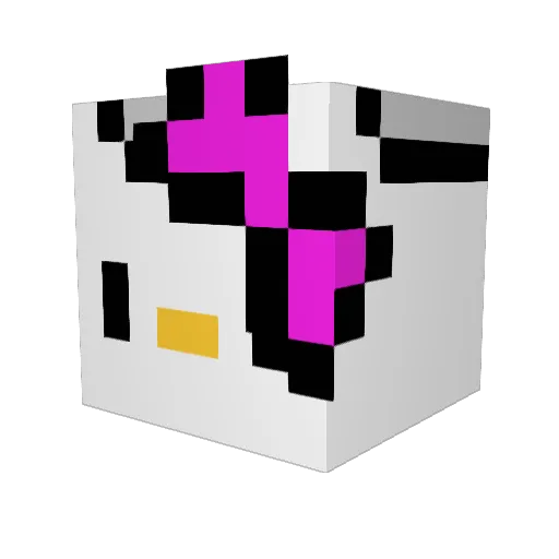 ExILed97 Minecraft avatar head, 3D render