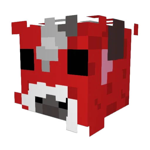 ExQuillibar Minecraft avatar head, 3D render