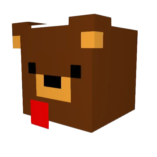 ExTa_ZyRoX Minecraft avatar head, 3D render