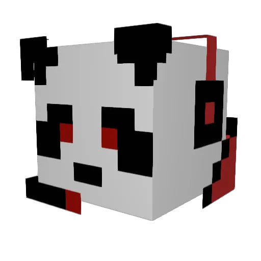 ExZeeL Minecraft avatar head, 3D render