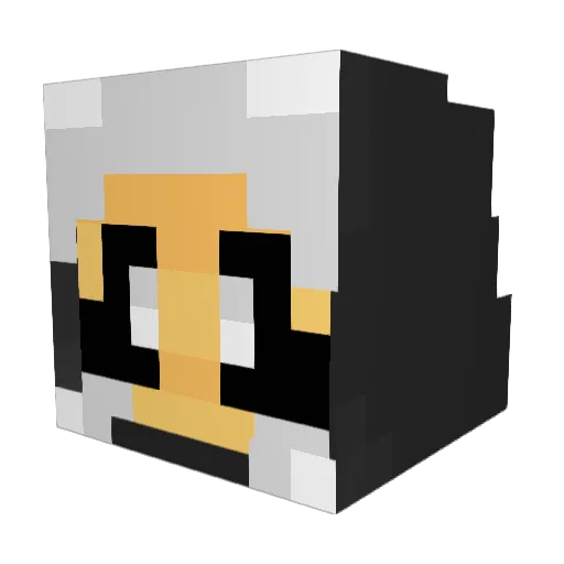 ExZotic_J Minecraft avatar head, 3D render