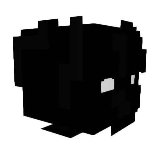 Exalt54 Minecraft avatar head, 3D render