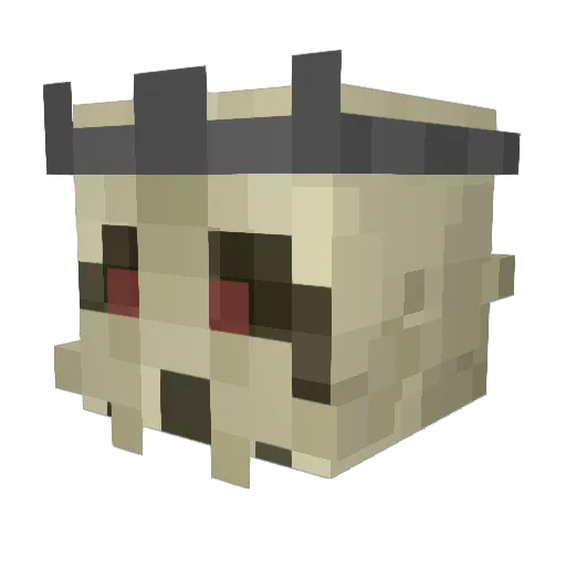Exavi07_82 Minecraft avatar head, 3D render