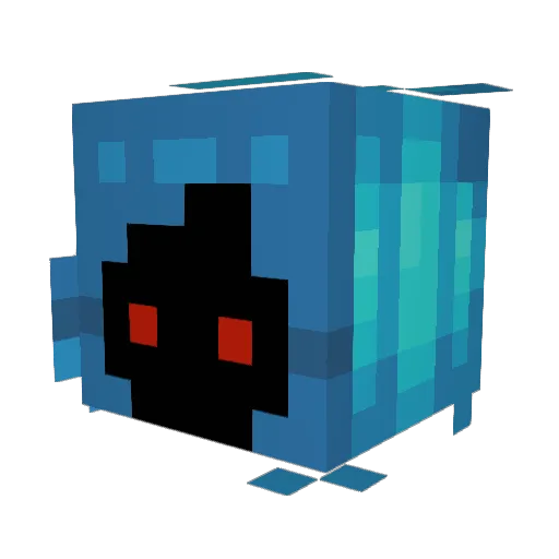Exavya Minecraft avatar head, 3D render