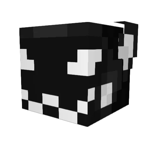Exbax12 Minecraft avatar head, 3D render