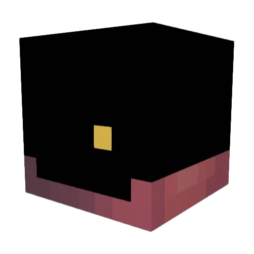 Exbexx Minecraft avatar head, 3D render