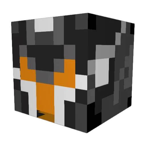 Exc3ller Minecraft avatar head, 3D render