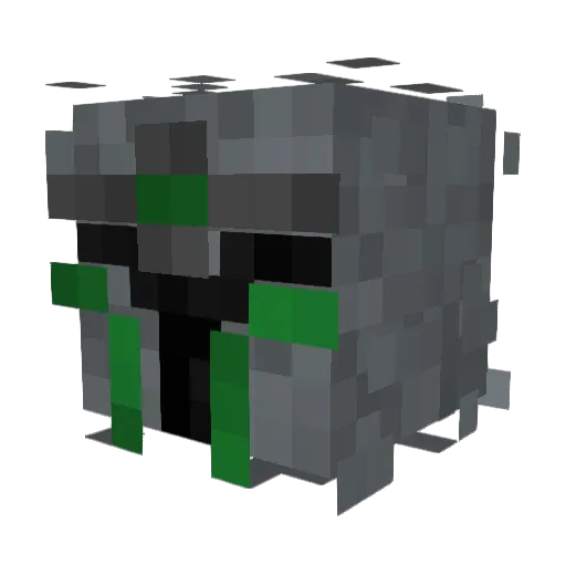 Excalibur2376 Minecraft avatar head, 3D render