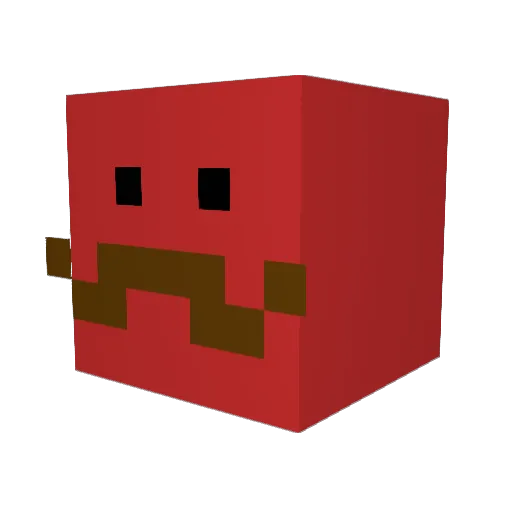 Excaliburaflame Minecraft avatar head, 3D render