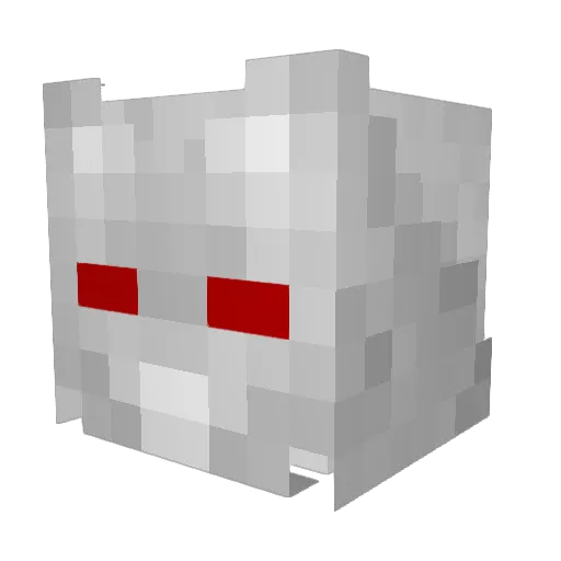 Excapade Minecraft avatar head, 3D render