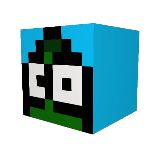 ExcelsiorNN Minecraft avatar head, 3D render