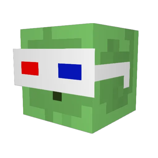 Excelsior__ Minecraft avatar head, 3D render