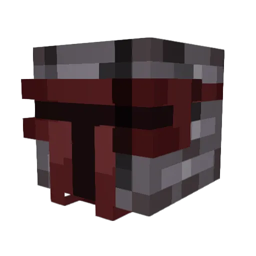 Exclavium Minecraft avatar head, 3D render