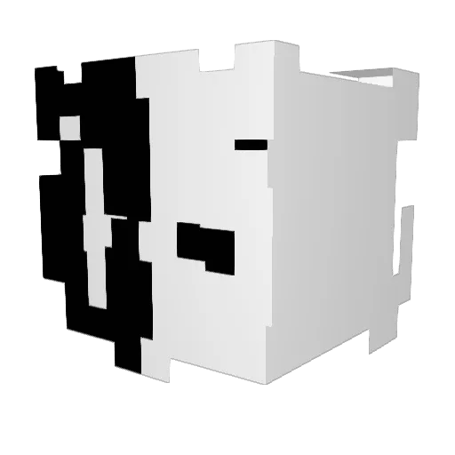 Excu2701 Minecraft avatar head, 3D render
