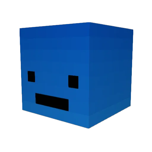 ExcuseMeWhat444 Minecraft avatar head, 3D render