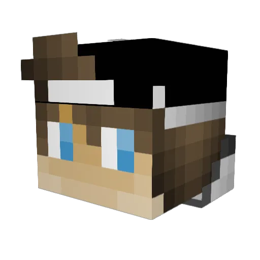 Exe_Rex Minecraft avatar head, 3D render