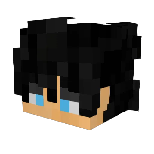 Exedy07 Minecraft avatar head, 3D render