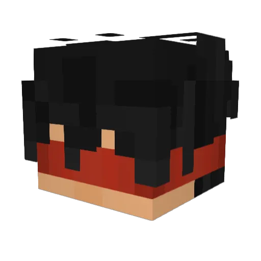 Exel2 Minecraft avatar head, 3D render