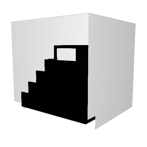 Exelcious Minecraft avatar head, 3D render