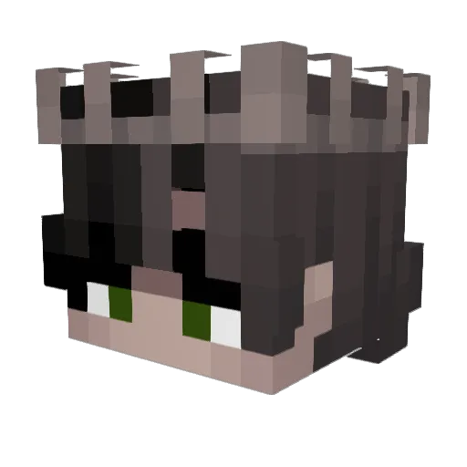 Exemptus Minecraft avatar head, 3D render