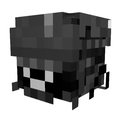 Exen8 Minecraft avatar head, 3D render