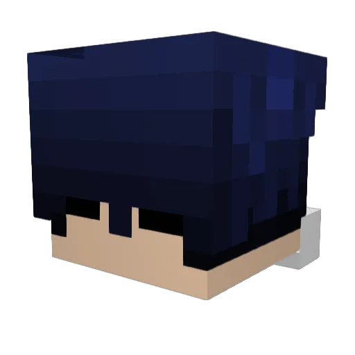 Exeonnn Minecraft avatar head, 3D render