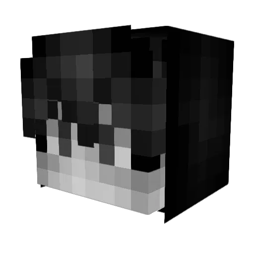 ExesenT Minecraft avatar head, 3D render