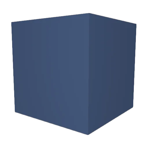 Exhausted Minecraft avatar head, 3D render