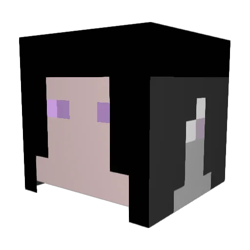 ExhaustedSoup Minecraft avatar head, 3D render
