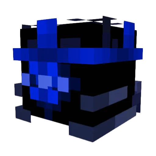 Exi1ium Minecraft avatar head, 3D render