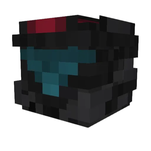 Exia808 Minecraft avatar head, 3D render