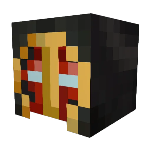 Exidus42 Minecraft avatar head, 3D render