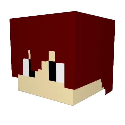 ExileJune Minecraft avatar head, 3D render