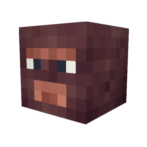 ExileMorin Minecraft avatar head, 3D render