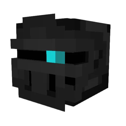 ExiledRevenant Minecraft avatar head, 3D render