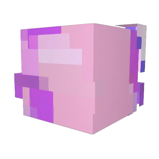 Exilium__ Minecraft avatar head, 3D render