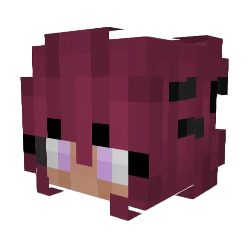 Exio__ Minecraft avatar head, 3D render