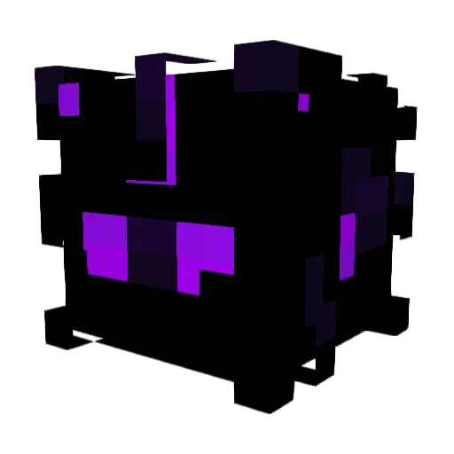 Existere Minecraft avatar head, 3D render
