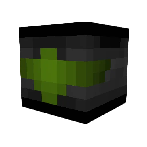 Exius_ Minecraft avatar head, 3D render