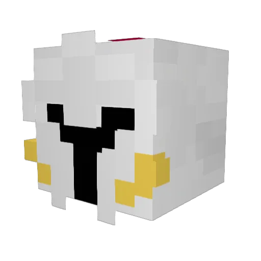 Exlax2theMax Minecraft avatar head, 3D render