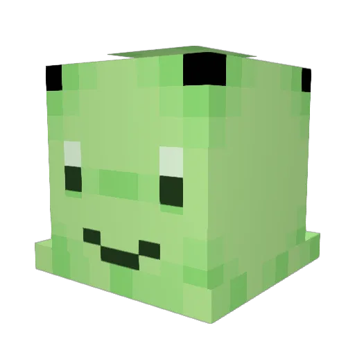 Exlisa Minecraft avatar head, 3D render