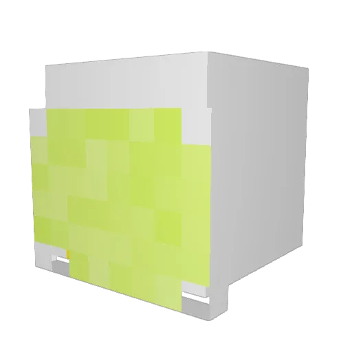 Exo888 Minecraft avatar head, 3D render