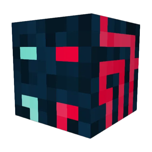 ExoViro Minecraft avatar head, 3D render