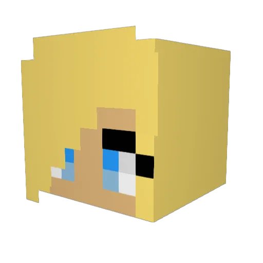 Exodus2645 Minecraft avatar head, 3D render