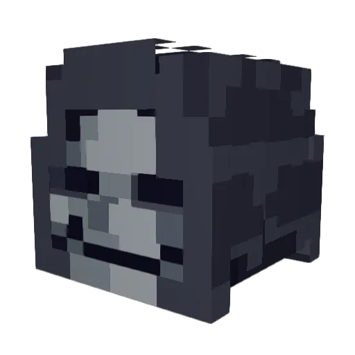 Exolo80MS Minecraft avatar head, 3D render