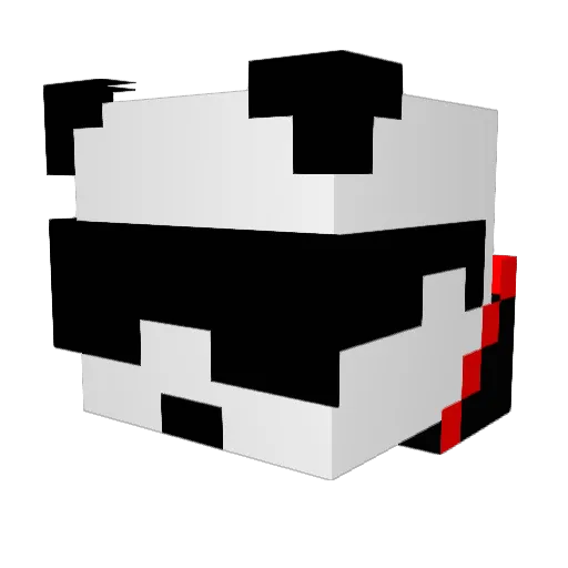 Exoo_0 Minecraft avatar head, 3D render