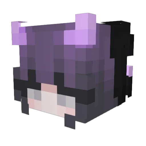 ExoticButterZzz Minecraft avatar head, 3D render